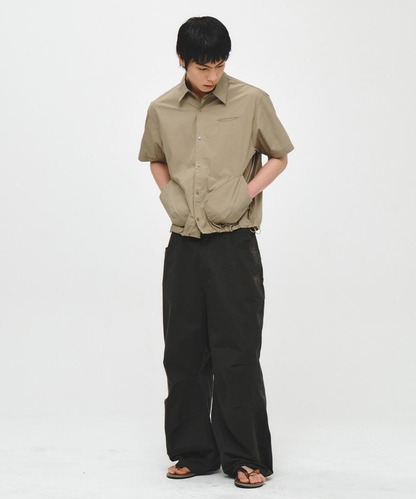 INTEMPOMOOD Arc Pocket Shirt_Beige