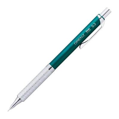 Pentel Orenz Metal Grip Mechanical Pencil, 0.5mm, Turquoise Blue Barrel, XPP1005G2-RS2