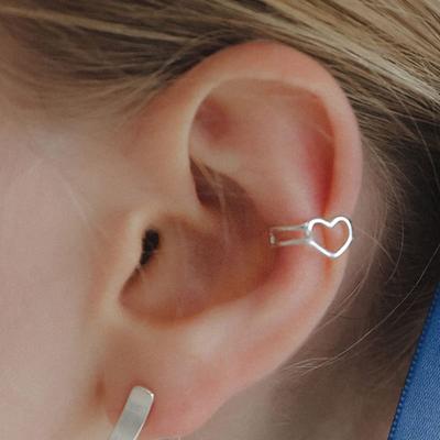 J.Lauren Open Heart Silver EarCuff M03941