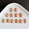 30 Piece Cartoon Resin Mini Christmas Gingerbread Figurine Nail Decoration Diy Set, Suitable For Nail And Jewelry Making A116