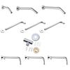Adjustment Shower Arm Extendable Shower Arm Long Service Shower Arm Convenient Shower Arm Replacement for Bathroom
