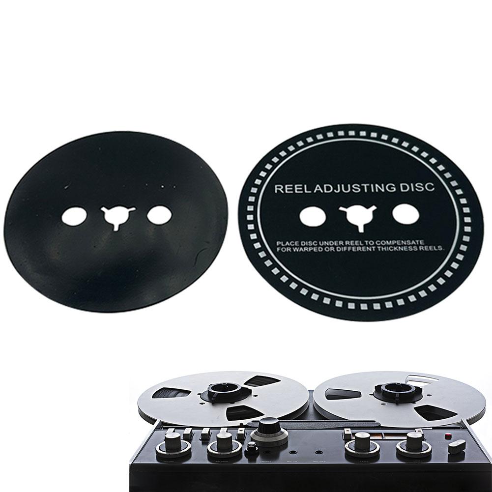 

2 PCS Spacer Reel Adjusting Disc Black 0.9MM Gasket Spacer Trident / NAB Adapter Spacer for Reel To Reel Tape Recorders Italy
