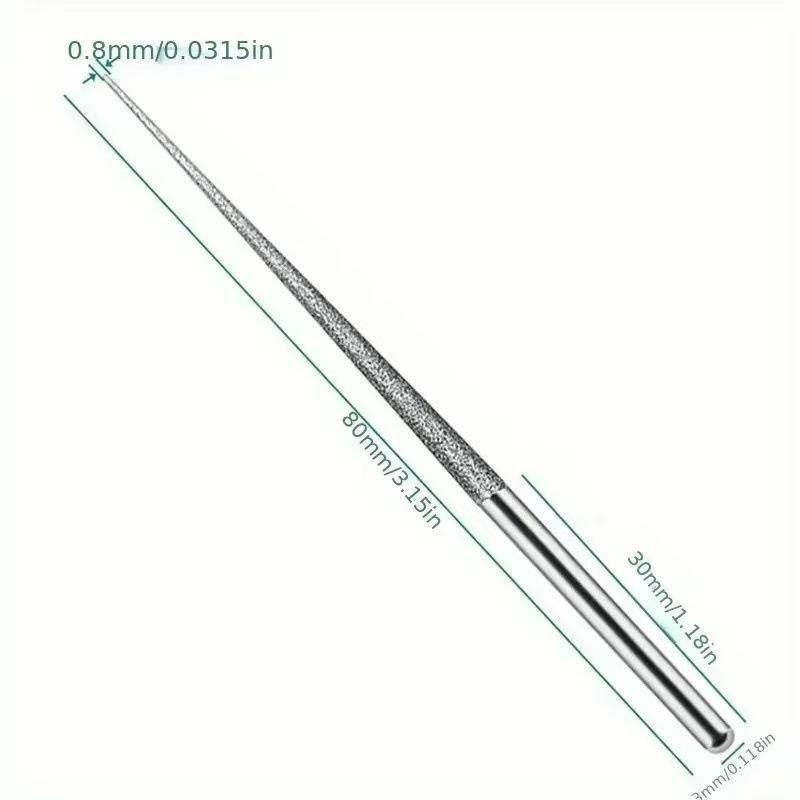 1 Set Reaming Drill Bit Shank Carving Needle Grinding Rods Mini Drill Engraving Drilling Tools Power Tools
