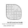 Multifunctional Non-Slip Acrylic Quilting Ruler with Rounded Edge for DIY Sewing and Patchwork