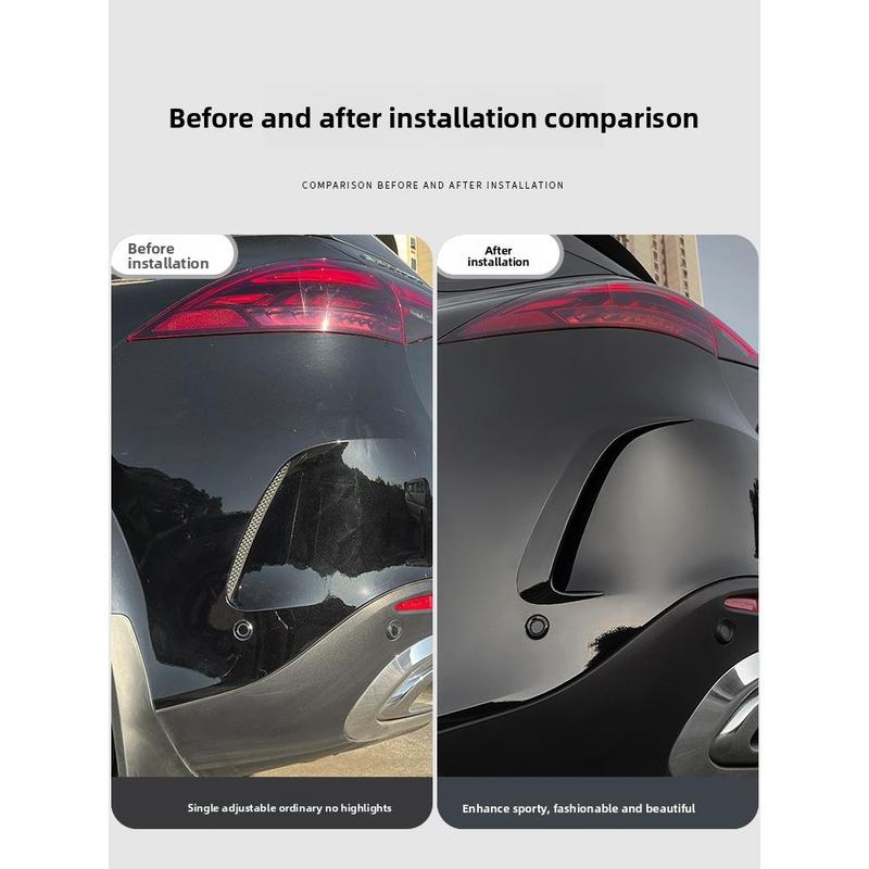 For Mercedes-Benz W167 GLE350 GLE450 -2025 Car Accessories Exterior Rear Wind Knife Decoration Bright Strip Trim