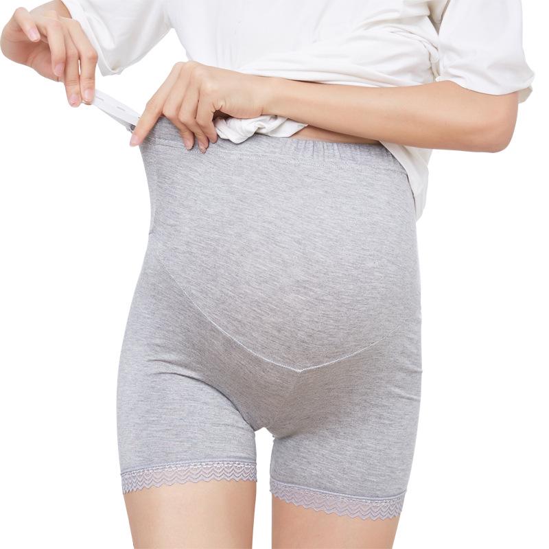 Maternity High Waist Summer Safety Shorts - Lightweight, Anti-Exposure, Fashionable Base Layer for Pregnant Women