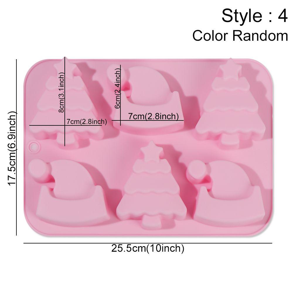 Instrument Moș Crăciun Ciocolată Handmade Formă pentru Copt Prăjituri Confecționare Prăjituri Crăciun Forme Silicon Gheață