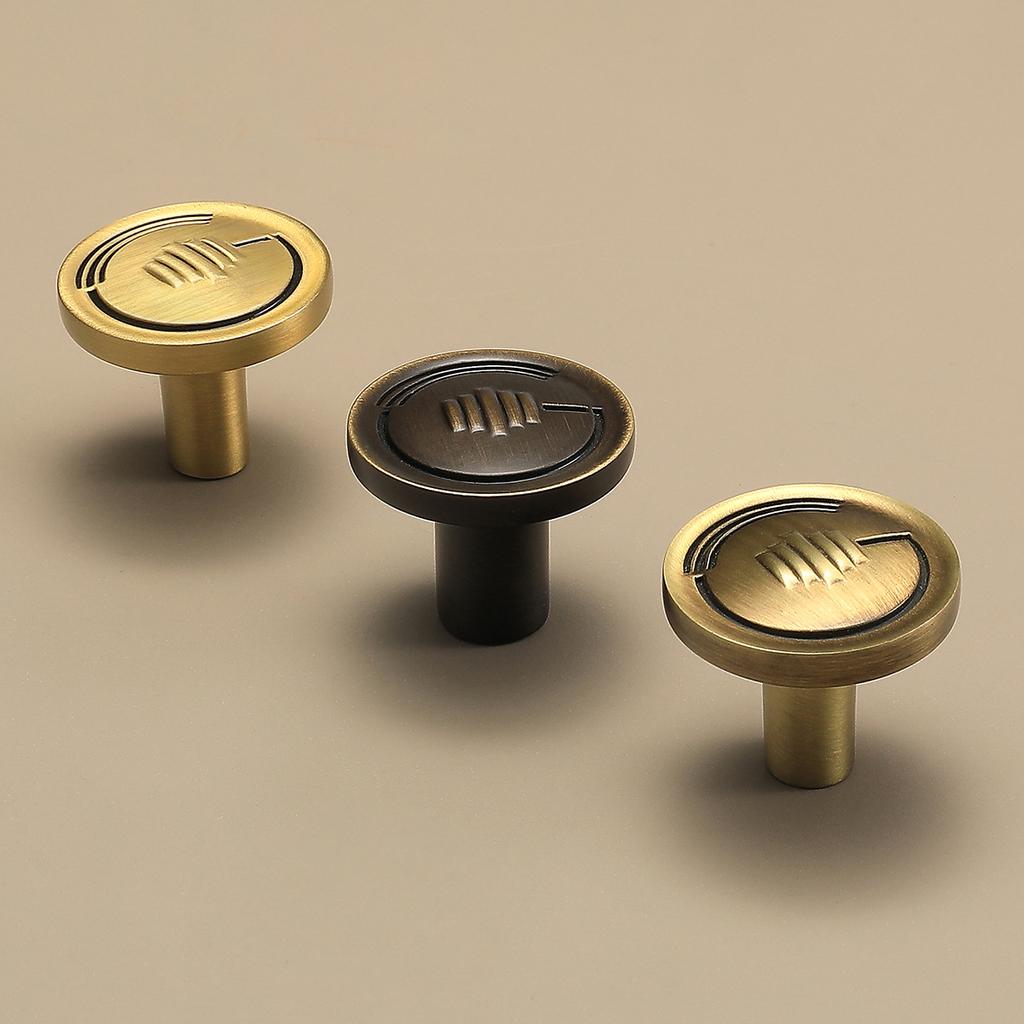 High-end Brass Cabinet Door Handles Bedside Table Cabinet Wardrobe Wine Cabinet Pull Drawer Knob and Furniture Hardware