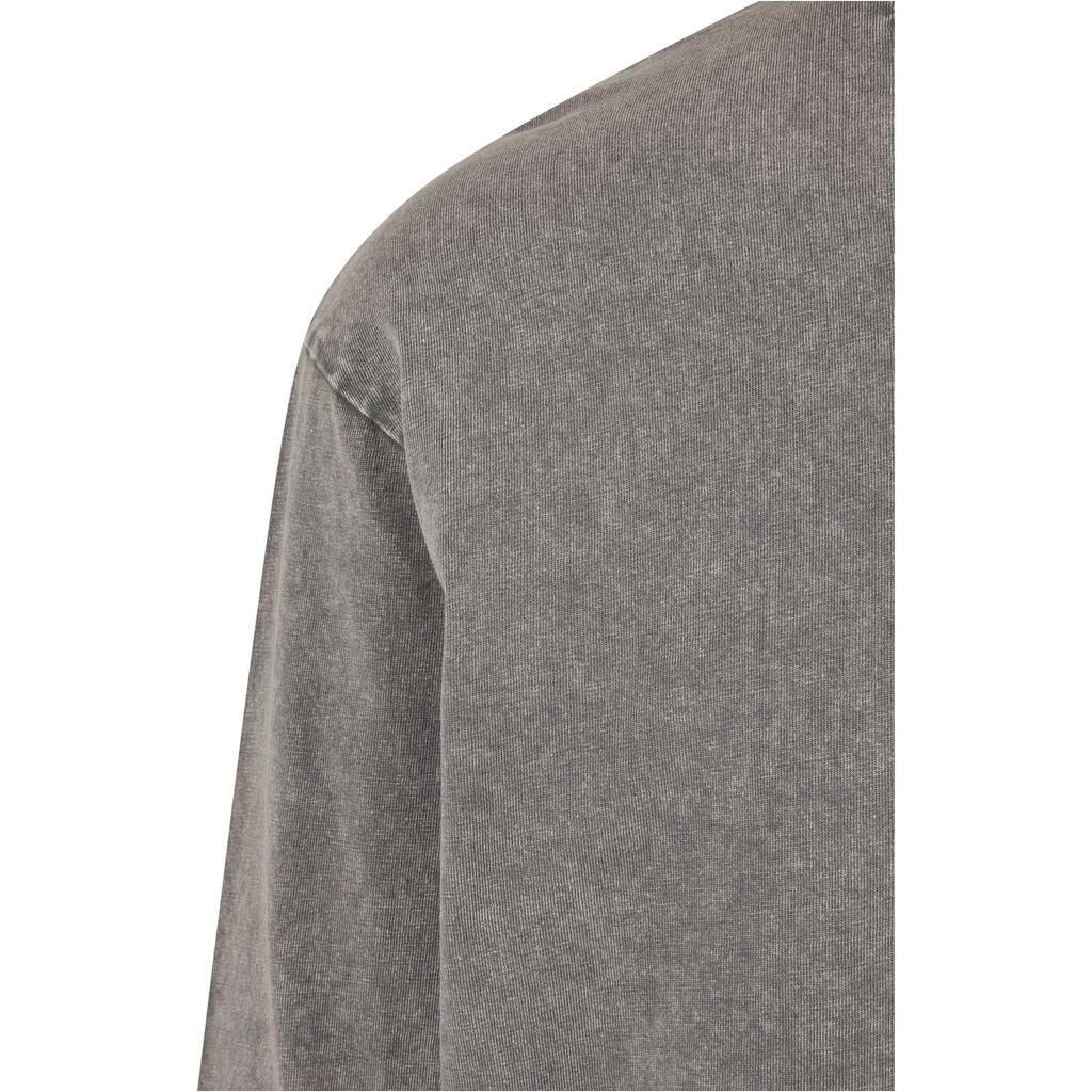 Urban Classics Mens Acid Wash Heavyweight Boxy Long-Sleeved Top