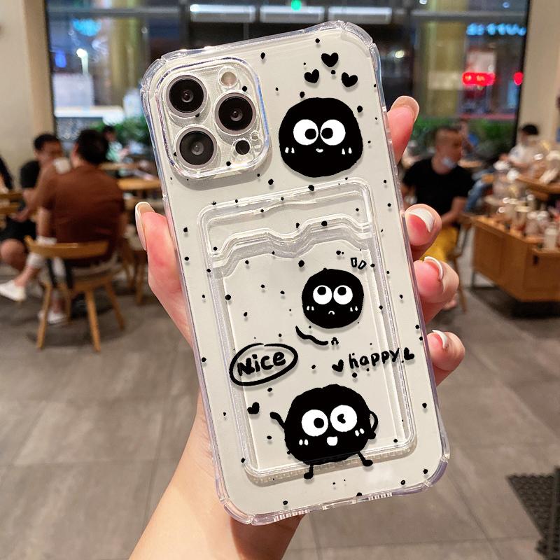 

Чехол-держатель для карт для Redmi Note 13 12 Pro 5G 11 10 9 8 14C 13C 12C 10C 9T 9C NFC 9A 10s 9s 11s Мягкие силиконовые чехлы Funda For Redmi 13C 4G