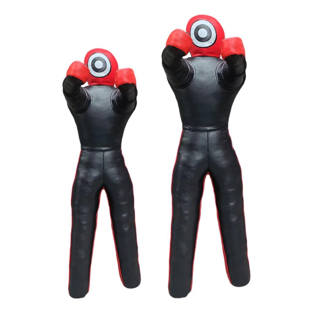 Copertura Manichino da Pugilato Grappling Wrestling Punching Pelle PU Non Riempito Personalizzabile