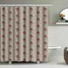Farmhouse Shower Curtain Rustic Cow Print Bathroom Decor Country Chic Farm Animal Shower Curtain Set Waterproof Home Decor