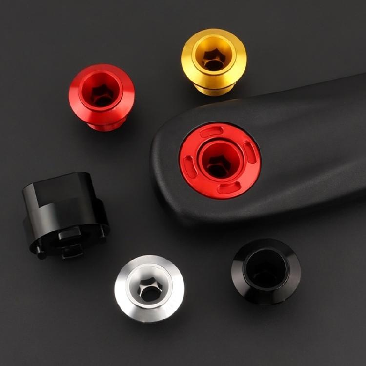 Light Weight Aluminum Crank Arm Cover Installation Tool Bicycles Crank Arm Bolt Tool Cycle Repair Bike Crank Arm Wrench