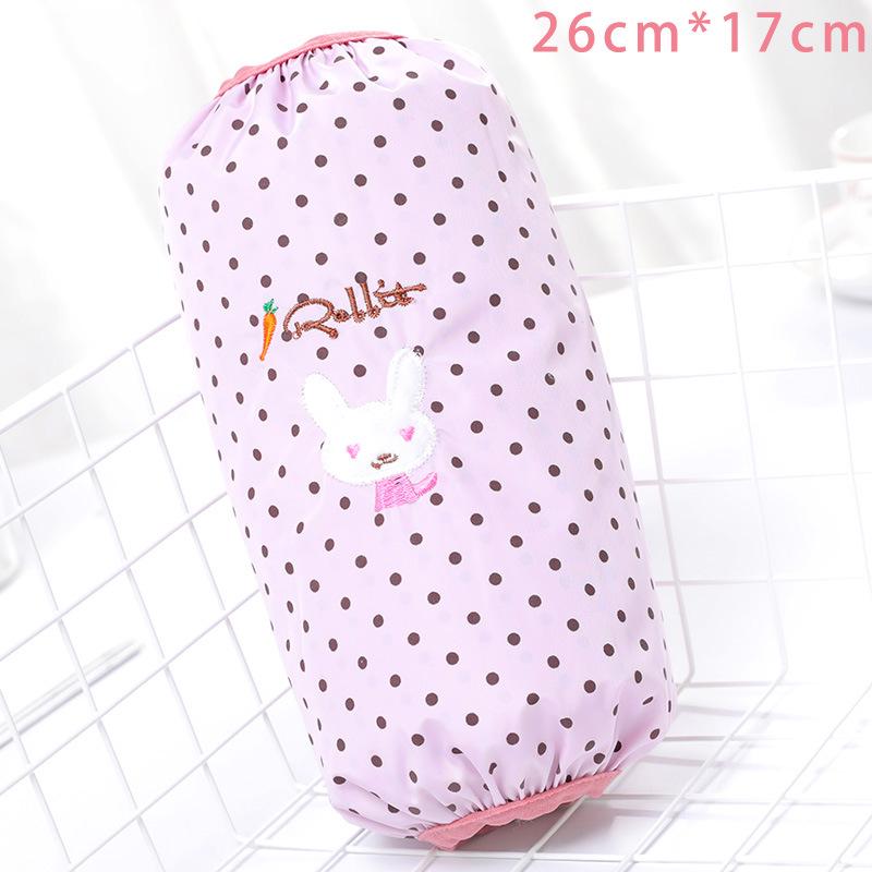 Autumn Winter Waterproof Sleeves Female Hand Sleeves Office Kitchen Work Anti-Fouling Male Cute