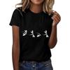 Women's Graphic Tees Casual Summer Funny Dragonfly Printed Short Sleeve Cute T Shirts Tops Graphic Tees for Women