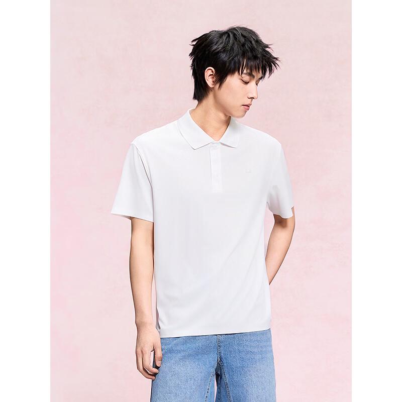 GXG Men's Casual Off-White Polo Shirt