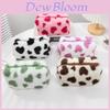 Style Cute Heart Pencil Case Plush Large Capacity Travel Storage Bag For Girls