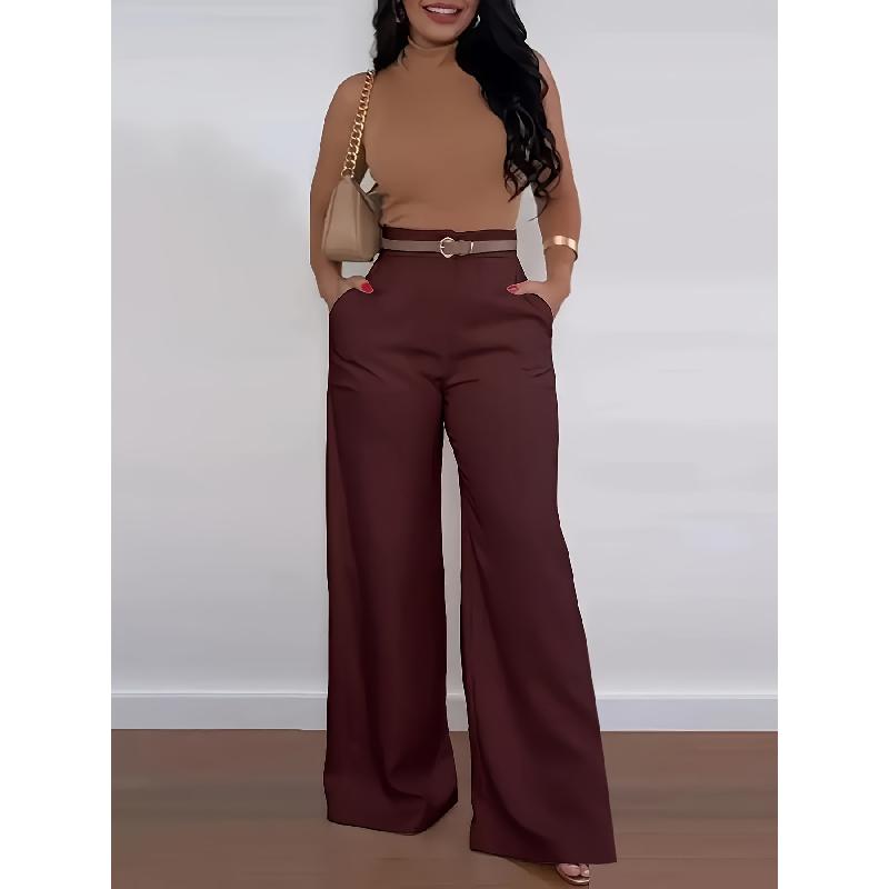 2026 Spring and Autumn Women's Wide-Leg Suit Pants, High-Quality Casual Trousers