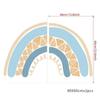2Pcs Rainbow Paradise Children's Room Wall Sticker PVC Self-adhesive Paper Art Mural Home Decoration Wallpaper