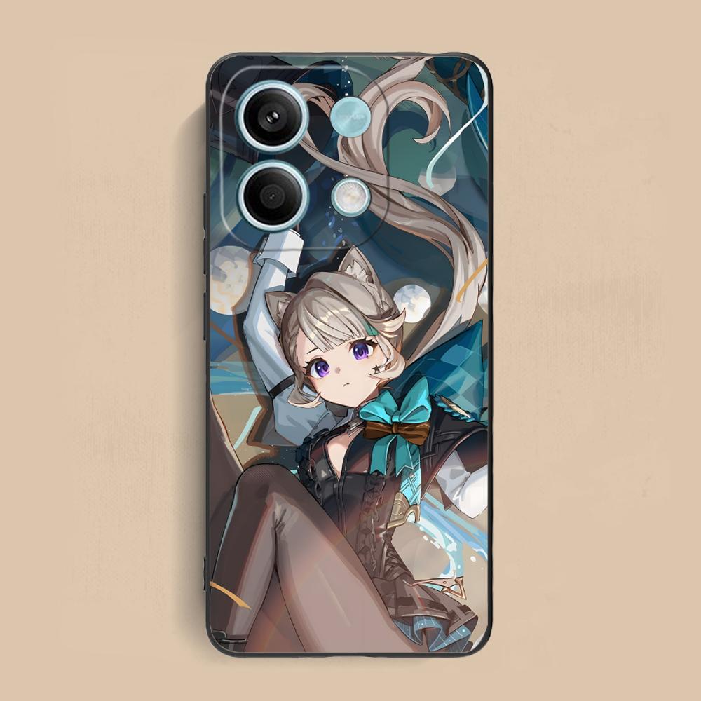 Game GI Lynette Matte TPU Mobile Phone Case for Xiaomi Redmi 15 14 13 12 A5 3 2 1 C Plus 4G 5G Colorful Printing Cover