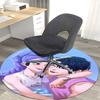 1pc Anime Design Round Carpet - Office Chair Mat with Cute Dog Print, Non-Slip Rug for Home Decor