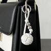 Yogodlns Woven Ball Mini Backpack Hanging Handbag Pendant Bag Pendant Bags Accessories