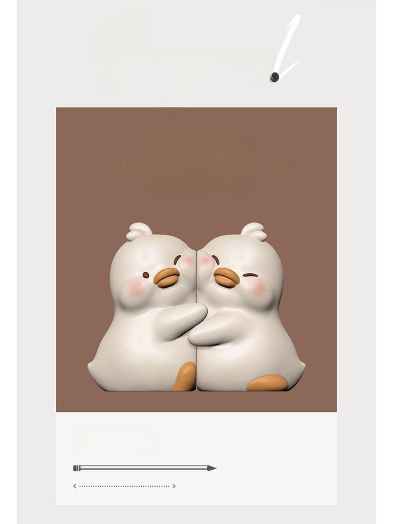 Adorable Yellow Duck Stickers: Book Holders & Home Décor - Ideal for Desktops, Living Rooms, Bedrooms, and Wine Cabinets. Free Shipping Included.