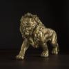 Creative Golden Lion Resin Statue, Animal Model Sculpture, Home Decoration Accessories, Living Room, Office Desktop