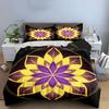 Colorful Floral Design Set Soft Comfortable Duvet Cover Bedding Set Included 1*Duvet Cover & 2*Pillowcases, Gift