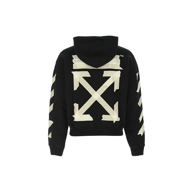 OFF WHITE Tape Diag Arrows Hoodie OMBB037R20E300021048