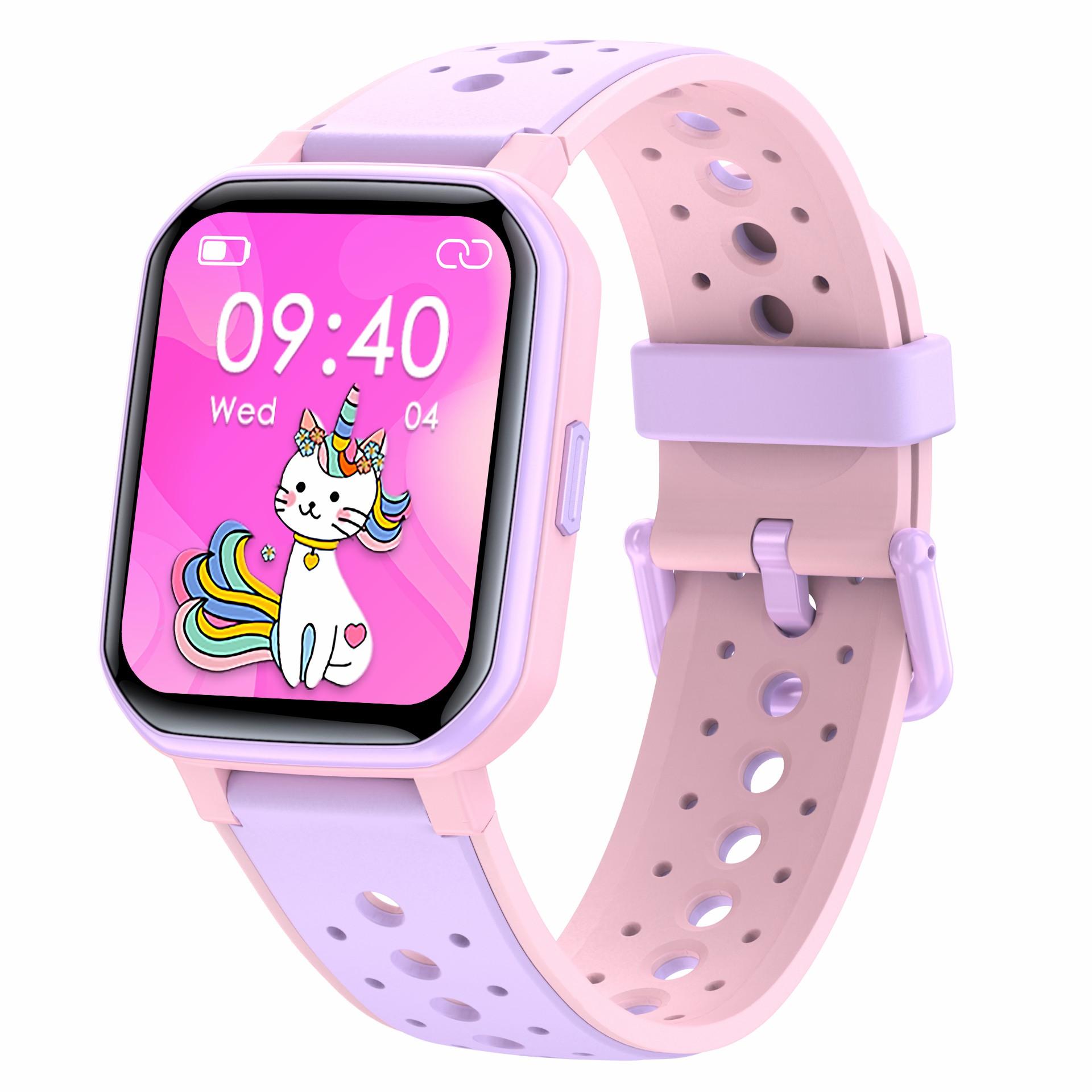 

H79 Built-In 5 Games Children Smart Watch Heart Rate Sleep Monitor Sports Watch Purple
