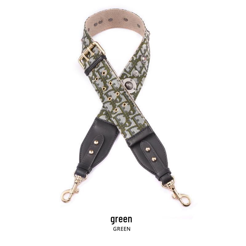 Ma Huang Shi Nastavitelný plátěný ramenní popruh crossbody taška doplněk - Podzimní/zimní kolekce, MHS-F-15