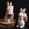 Easy Releases Silicone Rabbits Mould For Artisanal Craft And Decorations