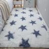 Floor Protection Bedside Rugs Imitation Wool Long Hair Carpet Bedroom Mats  Home Decor