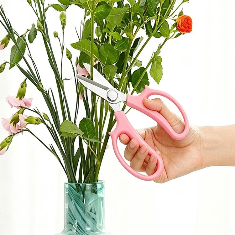 Professional Floral Shears Sharp Flower Trimming Scissors for Garden Bouquet Cutting