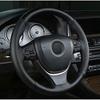 Leather Car Steering Wheel Cover Universal Size For Diy Steering Wheel Cover Non-Slip And Soft 37–38 Cm