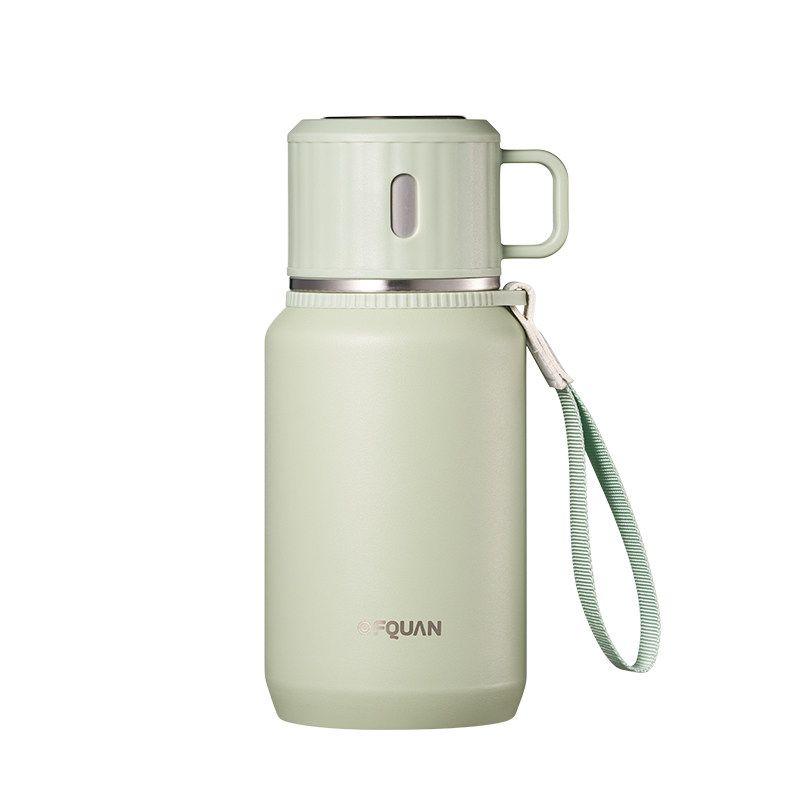 Large-Capacity Thermos Cup, Outdoor Water Cup, Men s Car-Mounted 316 Stainless Steel Tea Cup, Tea-Water Separation 1000ml Green-Yale Thermos Cup 600ml