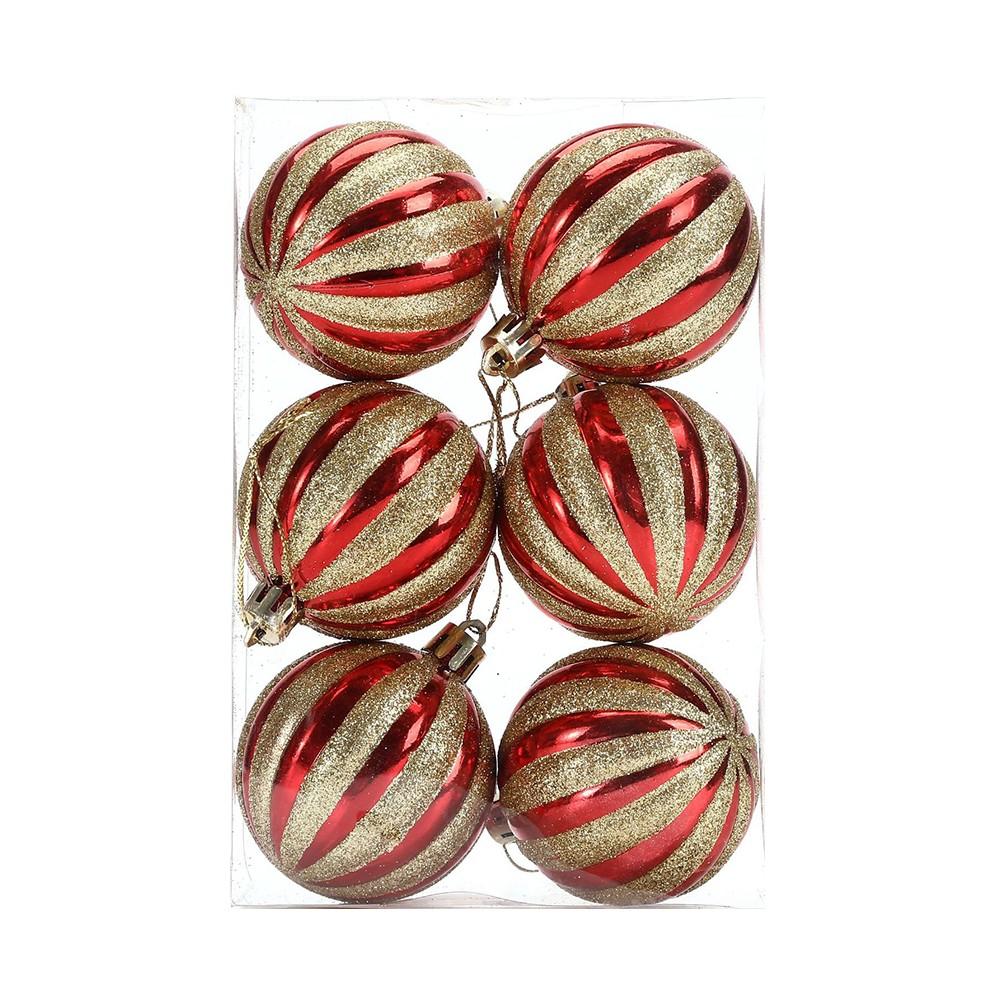 

Красиво оформленный набор из 6 рождественских украшений, которые легко повесить где угодно CJ189