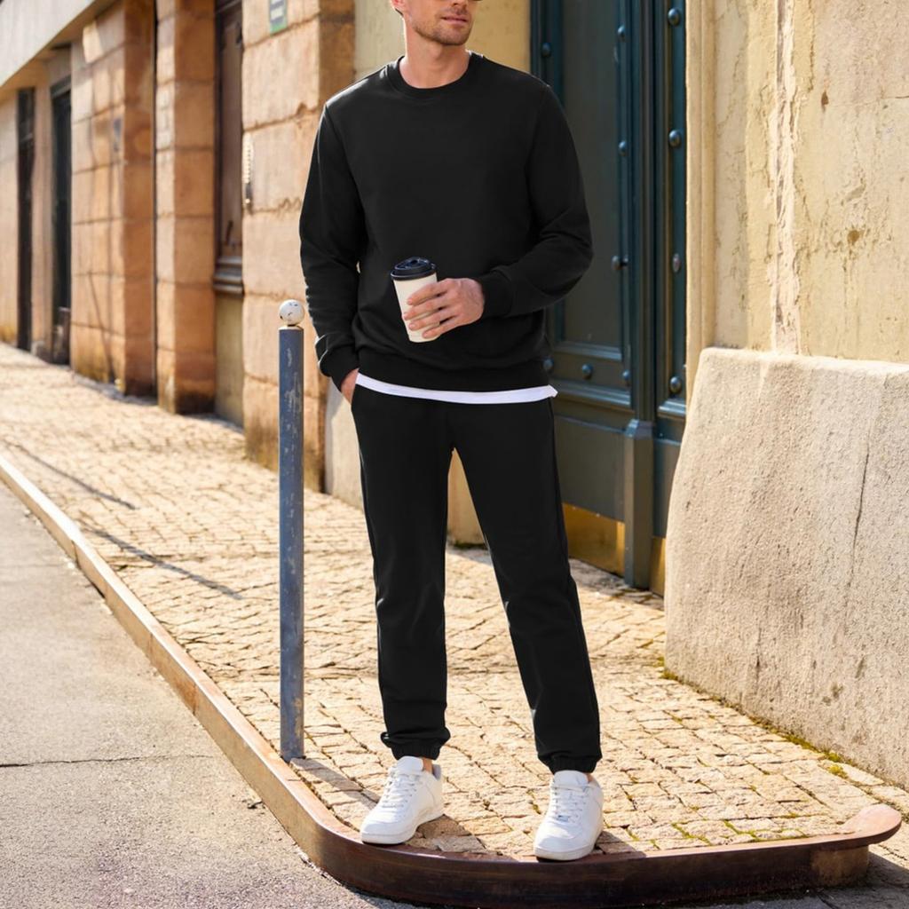 Men's Sweatshirts Sweatshirts And Jogging Pants Track Pants Fleece Tracksuit Sets