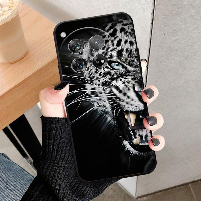 Etui Osłona Na OnePlus 12 Na OnePlus12 Fundas Nowe Czarne Miękki Silikon TPU Ochronne Etui Na Telefon Dla One Plus 12 Zderzak Coque