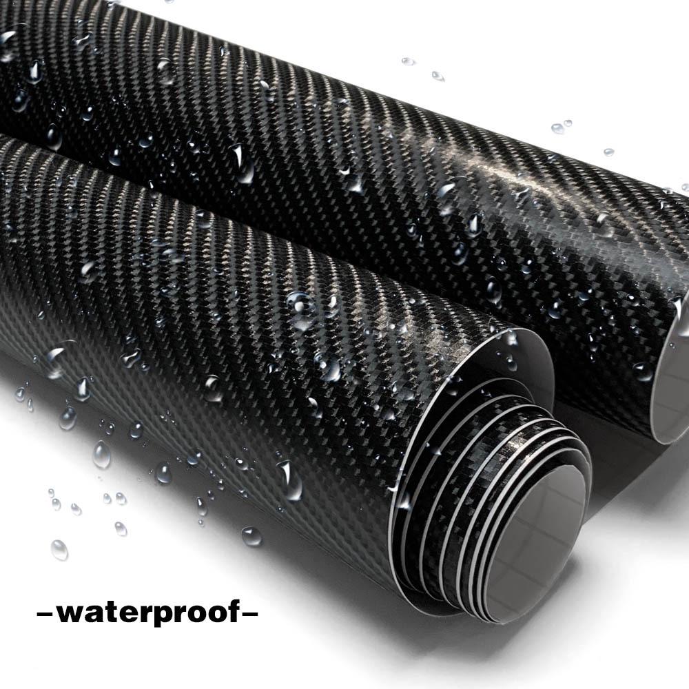 Carbon Fiber Car & Motorcycle Protective Wrap for Interior, Hood, Mirrors