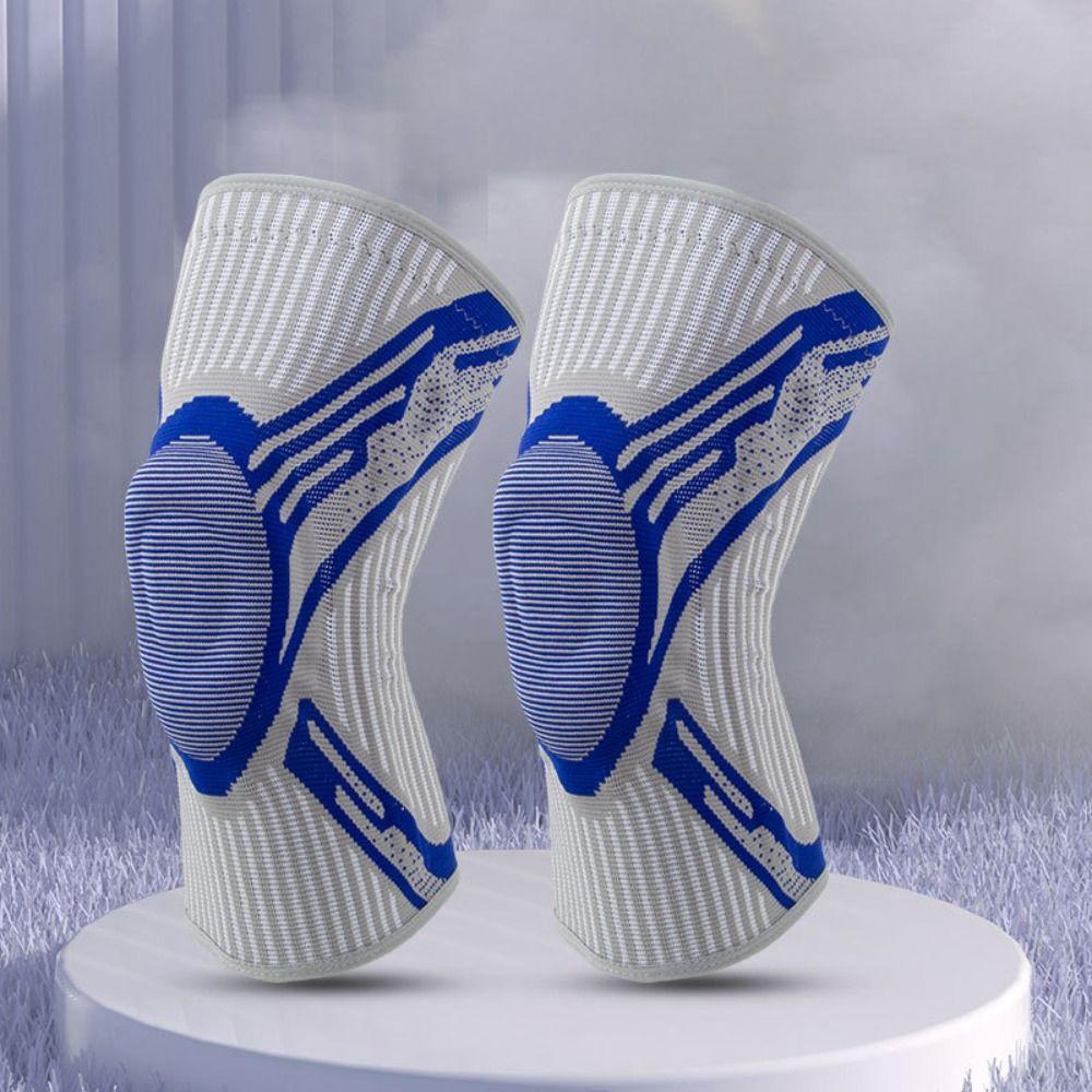 Silikon Sport Kniebandage Professioneller Knieschützer Knie Kompressionsmanschette Workout