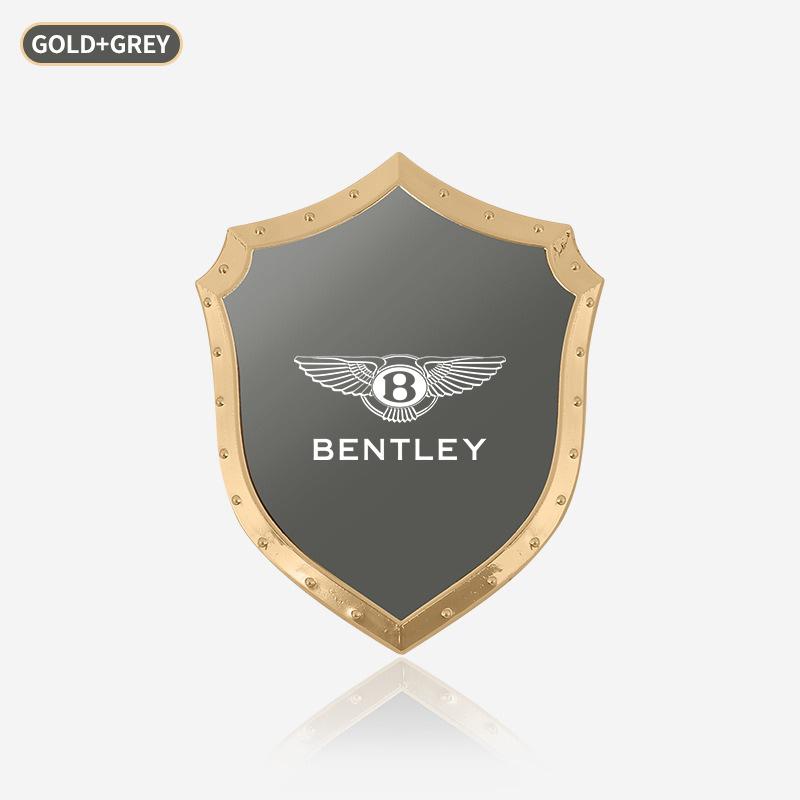 Metal Shield Decal Iconic RedSticker for Motorbike Enthusiasts For Bentley Continental GT MULLINER Bentayga Flying Hurtling Spur TH5