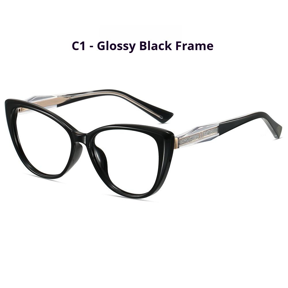 Retro-style Anti-blue Light Glasses for Women, Fashionable, Sophisticated, and Slimming Frames.