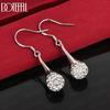 925 Sterling Silver AAA Zircon Pendant Earrings - Charming Gift Jewelry