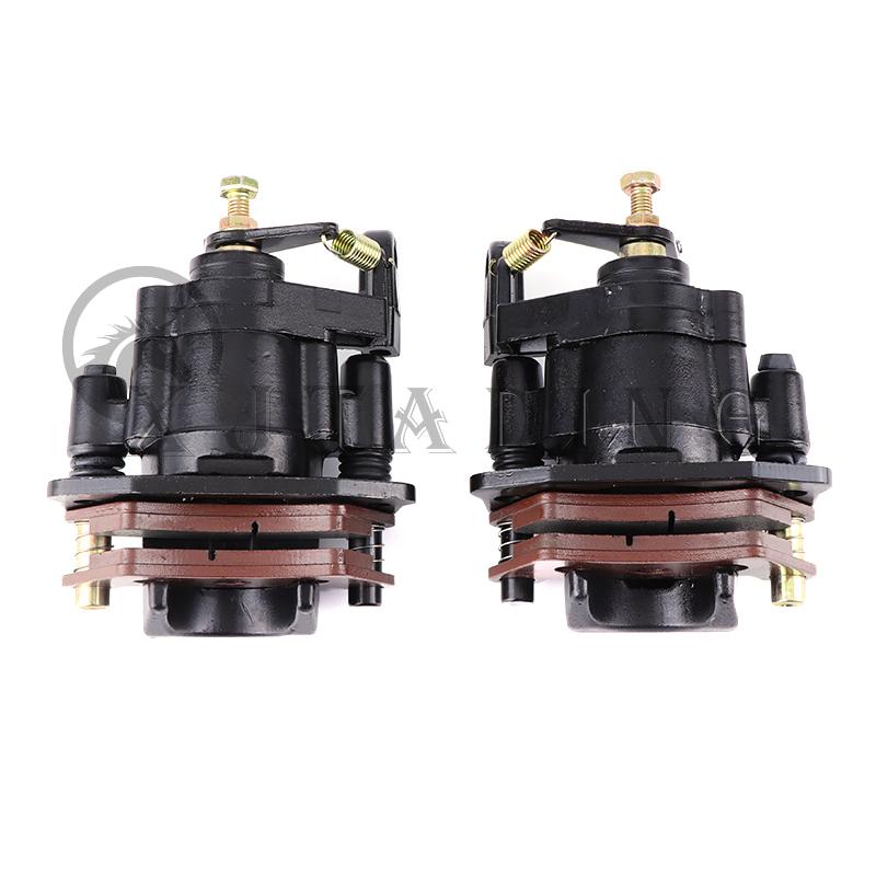 

1 пара заднего гидравлического тормозного суппорта для квадроцикла с колодками Для 300cc 400cc Картинг XT1100/650 Багги/DAZON/KINROAD 1100CC Квадроцикл запчасти