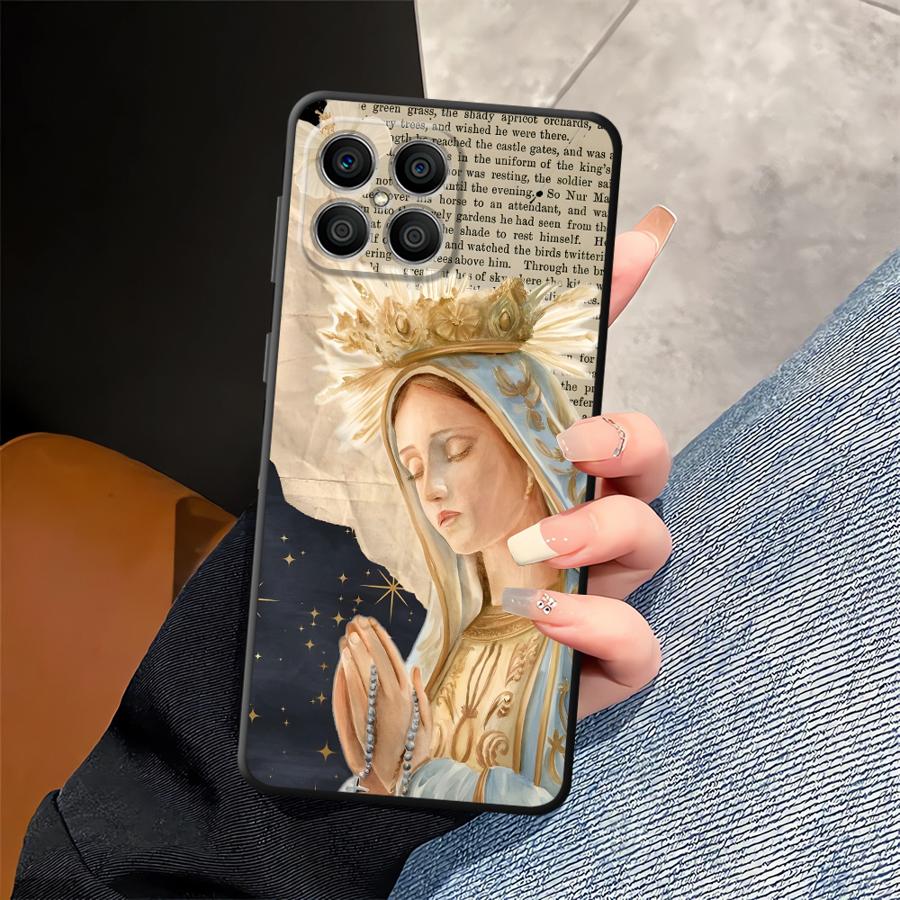 Funda Phone Cover Case for Honor X5b X6 X9a X7 Magic5Lite X8 8X 90 200 400 Lite 70 Flower Madonna