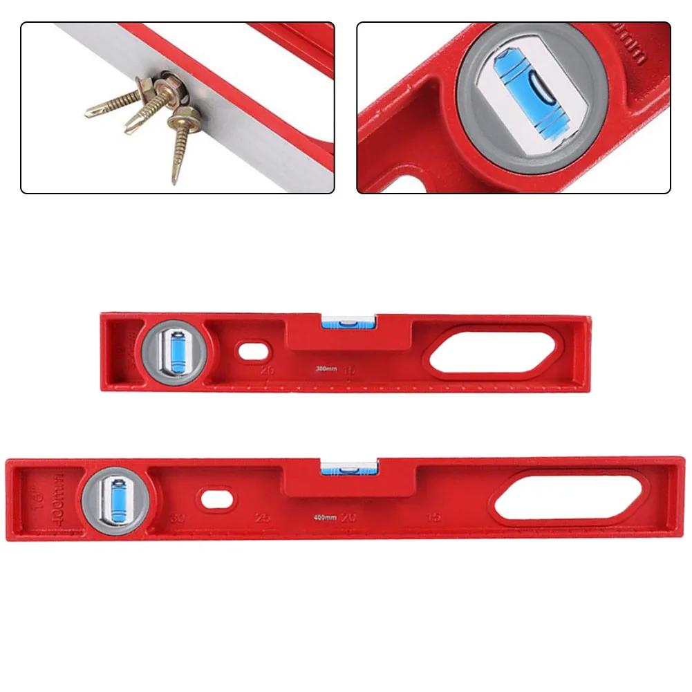 30/40cm Level Ruler High-Precision Measurement Aluminum Hollow Handle Household Wall Tile Level Ruler Measuring Rulers