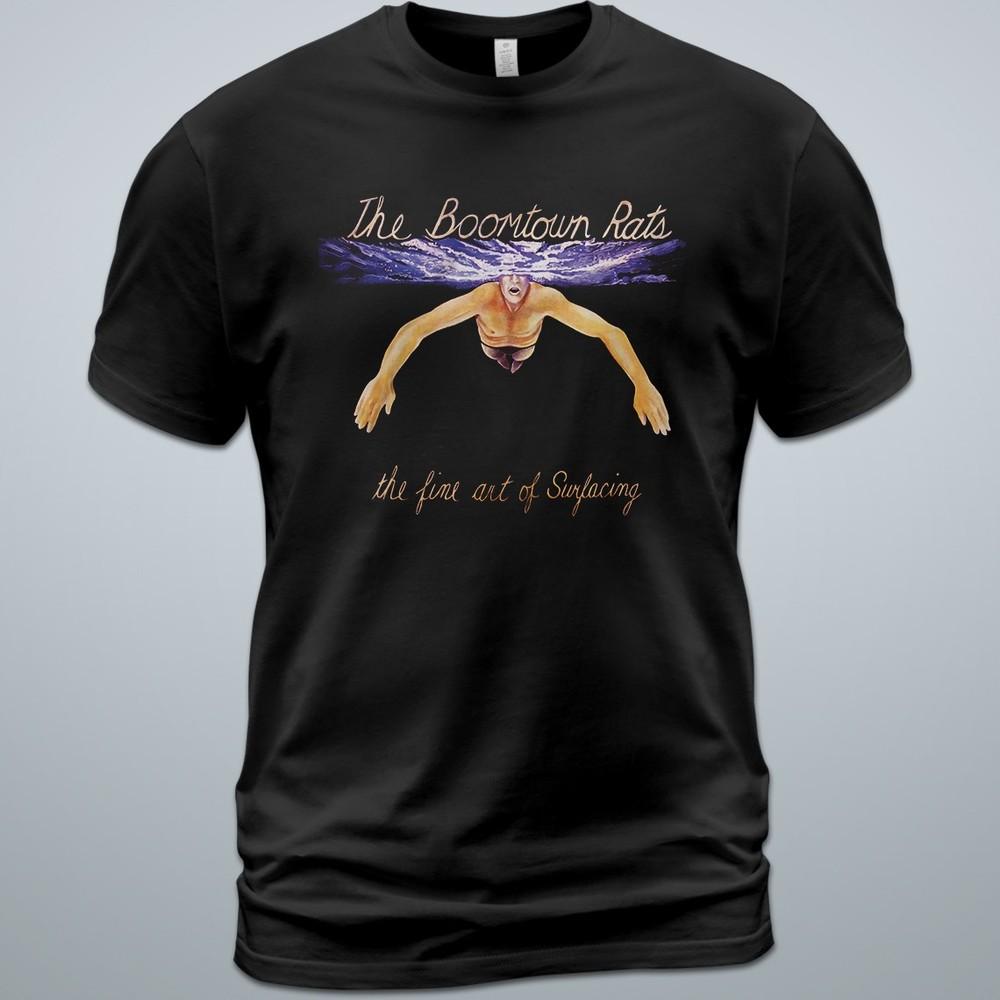 Cotton T-Shirt The Boomtown Rats The Fine Art of Surfacing Album Tee Bob Geldof Unisex T-Shirt M