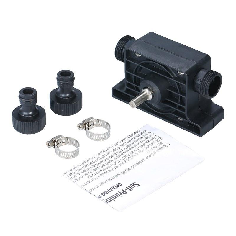 Electric Drill Pump Portable Self Priming Oil Fluid Transfer Water Pump Household Small Hand Drill Drive Pump Diesel Pump